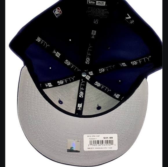New Era Phoenix Suns Team Color 59FIFTY Fitted Cap. Size 7 3/4 New - Picture 4 of 5